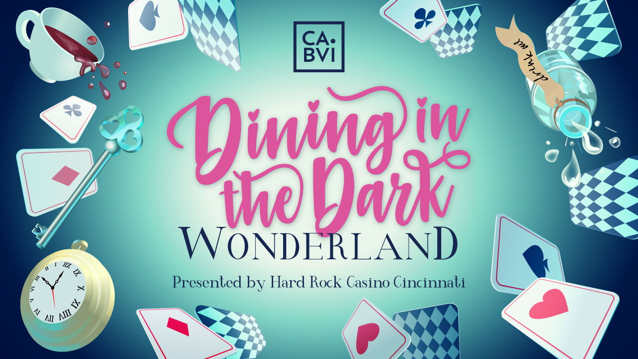 promo image for dining in the dark 2021, wonderland